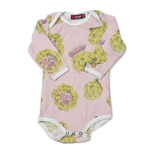 Milk barn Other - Milk barn Girls Pink Floral Onesie size: 6-12 Months